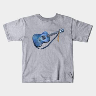 Blue guitar(Love is love) Kids T-Shirt